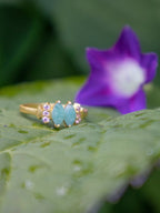 Bitty Leaf Ring by Ash & Rose