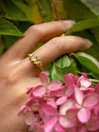 Bitty Leaf Ring by Ash & Rose