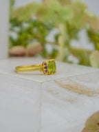 Bitty Leaf Ring by Ash & Rose
