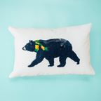 Black Bear Pillow Pillow La Vie Bien Black Bear Pillow