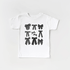 Black Coquette Bows toddler and youth tee shirt, Halloween collection by Benny and Ray Apparel
