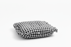 Black Gingham Ruffle Baby Lounger Cover La Vie Bien Black Gingham Ruffle Baby Lounger Cover