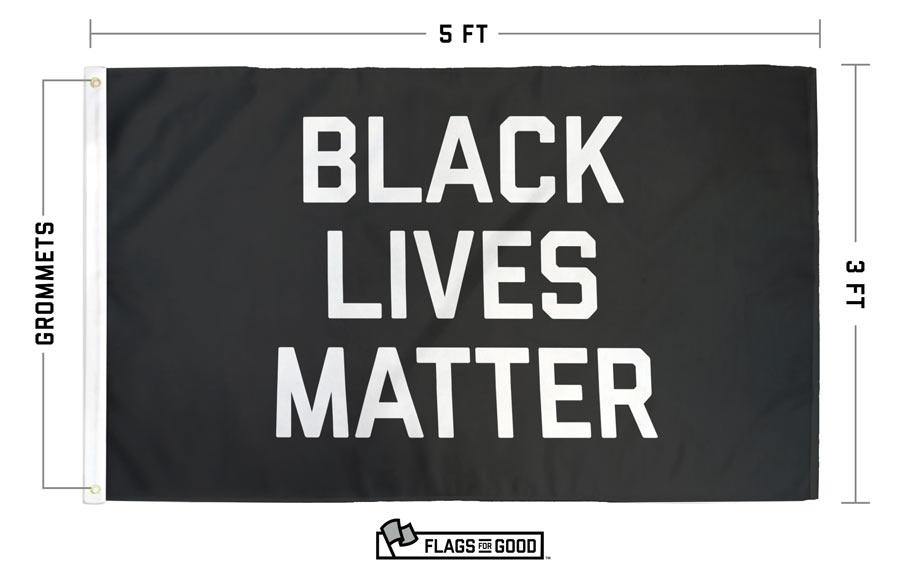 Black Lives Matter (BLM) Flag Flag La Vie Bien Black Lives Matter (BLM) Flag