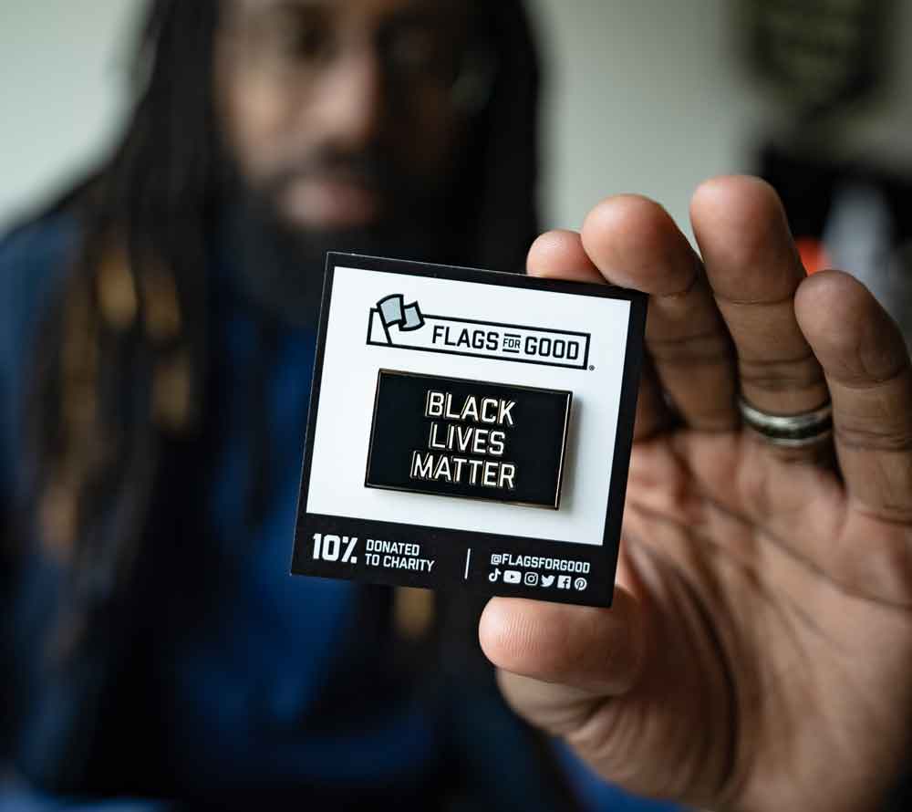 Black Lives Matter Enamel Pin Enamel Pin La Vie Bien Black Lives Matter Enamel Pin