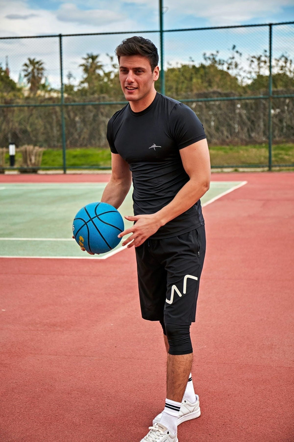 Black Men's Shorts S2405 Erkek Şort La Vie Bien Black Men's Shorts S2405
