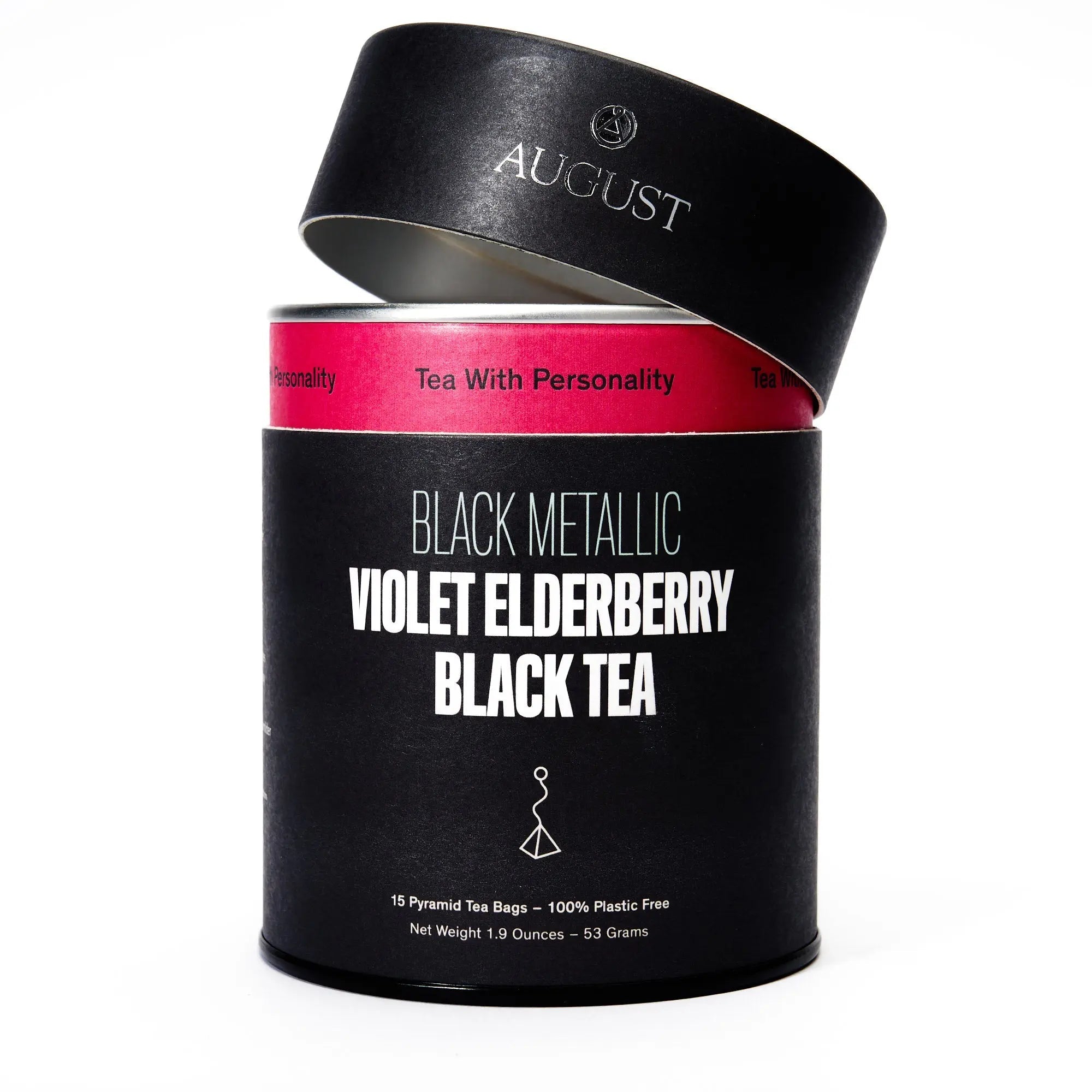 Black Metallic - Violet Elderberry Black Tea (15 Tea Bags) Beverages > Teas > Black Teas La Vie Bien Black Metallic - Violet Elderberry Black Tea (15 Tea Bags)