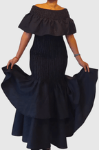 Black One Size Fits Most Mermaid Style Dress