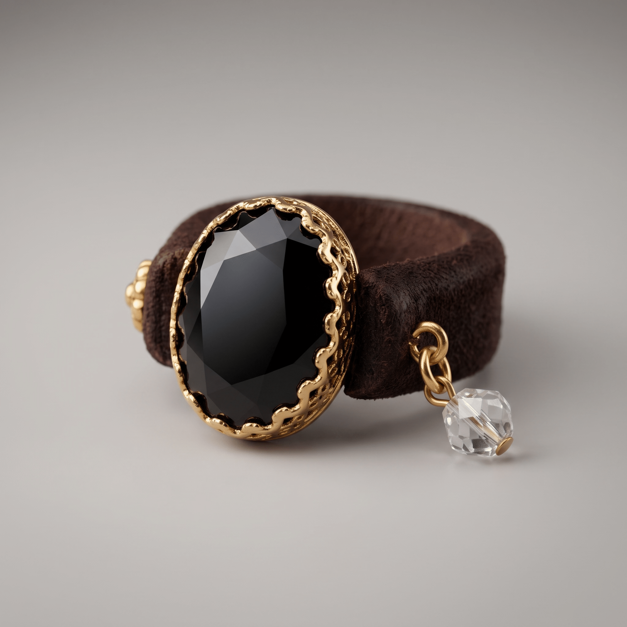 Black Oval Stone Ring La Vie Bien Black Oval Stone Ring