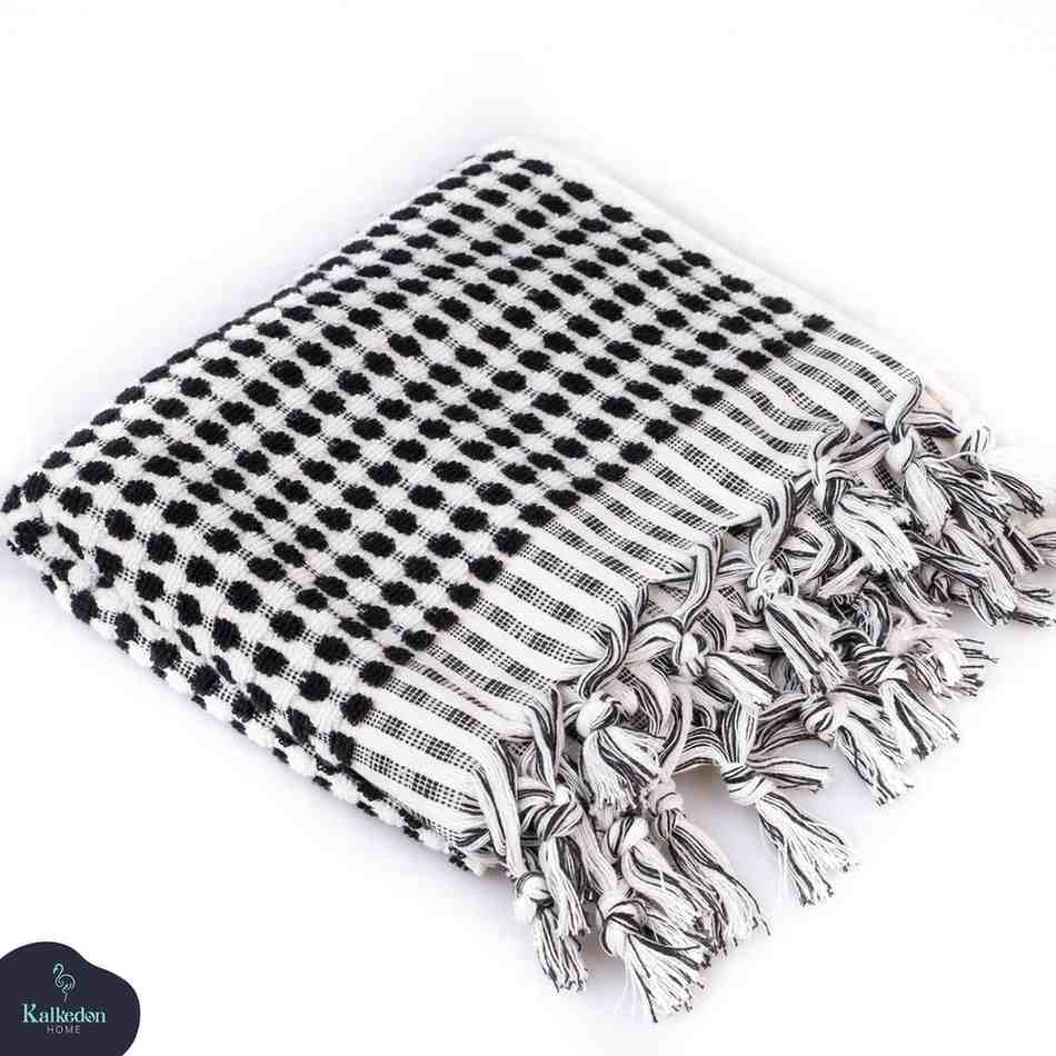 Pom Pom Turkish cotton Hand woven Towel