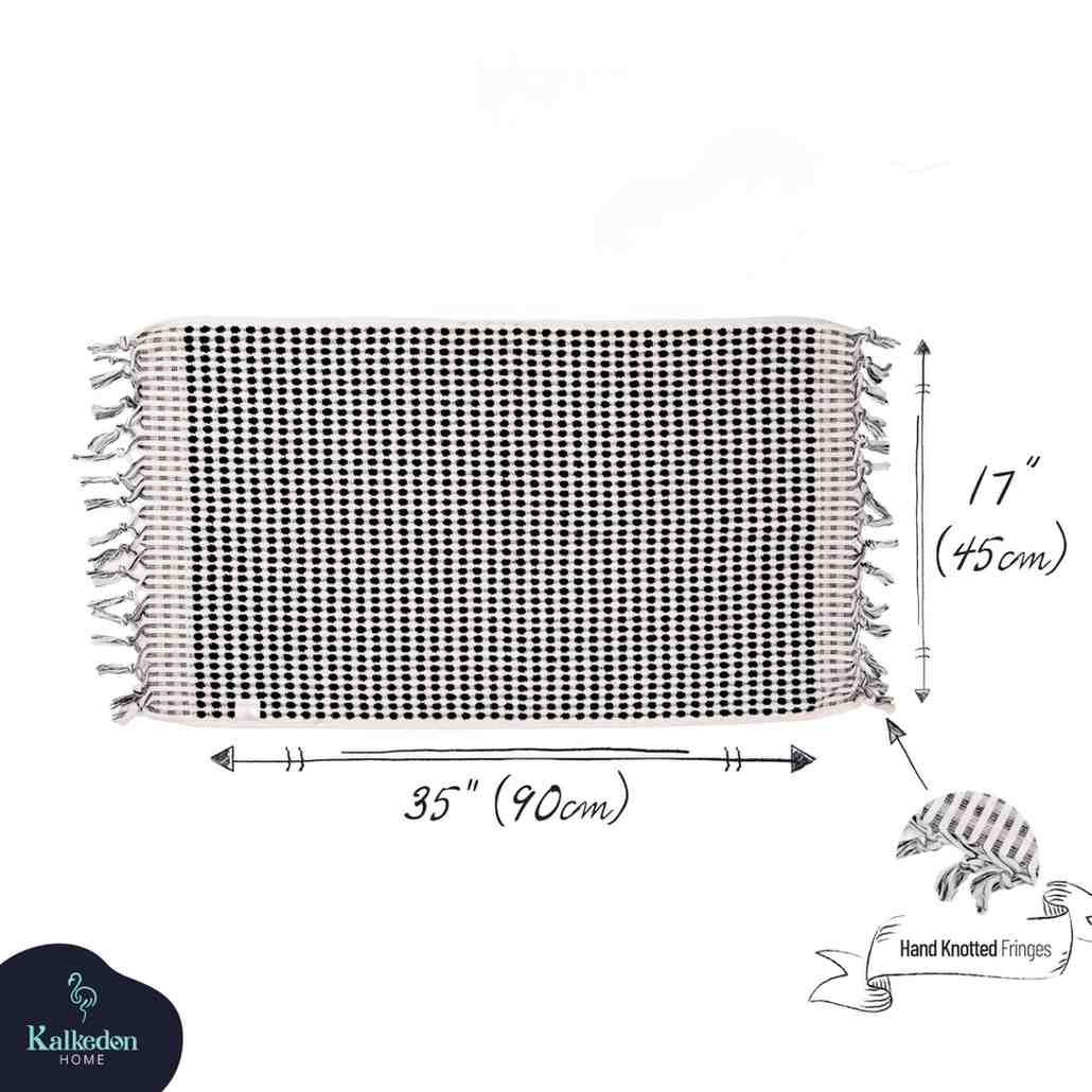 Pom Pom Turkish cotton Hand woven Towel
