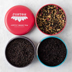 Black Tea Trio Tin & Spoon - Organic, Fair-Trade Tea Gift by Ethical Trade Co