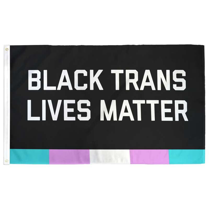 Black Trans Lives Matter Flag Flag La Vie Bien Black Trans Lives Matter Flag