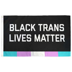 Black Trans Lives Matter Flag Flag La Vie Bien Black Trans Lives Matter Flag