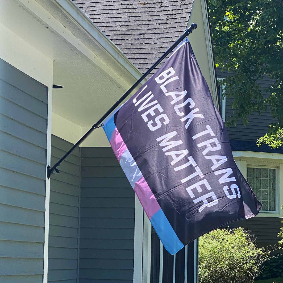 Black Trans Lives Matter Flag Flag La Vie Bien Black Trans Lives Matter Flag