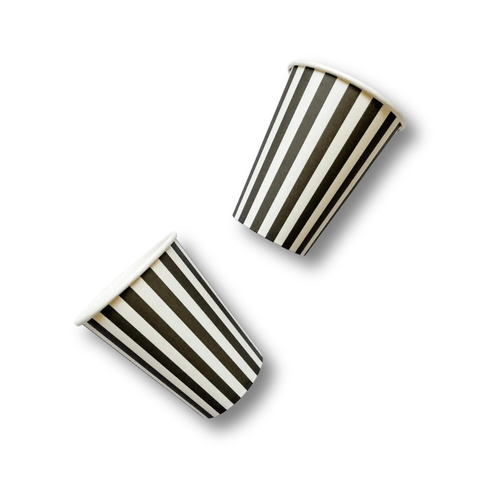 Black & White Striped Cup (12pcs)