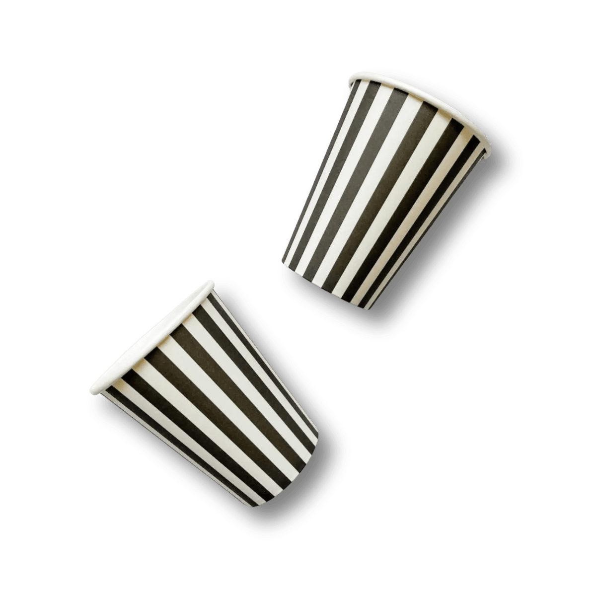 Black & White Striped Cup (12pcs) Cups La Vie Bien Black & White Striped Cup (12pcs)