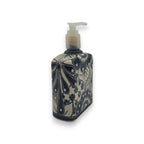 Black & White Talavera Soap Pump | Floral Ceramic Dispenser Talavera Soap Dispenser La Vie Bien Black & White Talavera Soap Pump | Floral Ceramic Dispenser