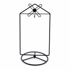Black Windmill Roof House Hanging Photo Picture Frame and Metal Ornament Stand 10.15 Inches Ornament Stands La Vie Bien Black Windmill Roof House Hanging Photo Picture Frame and Metal Ornament Stand 10.15 Inches