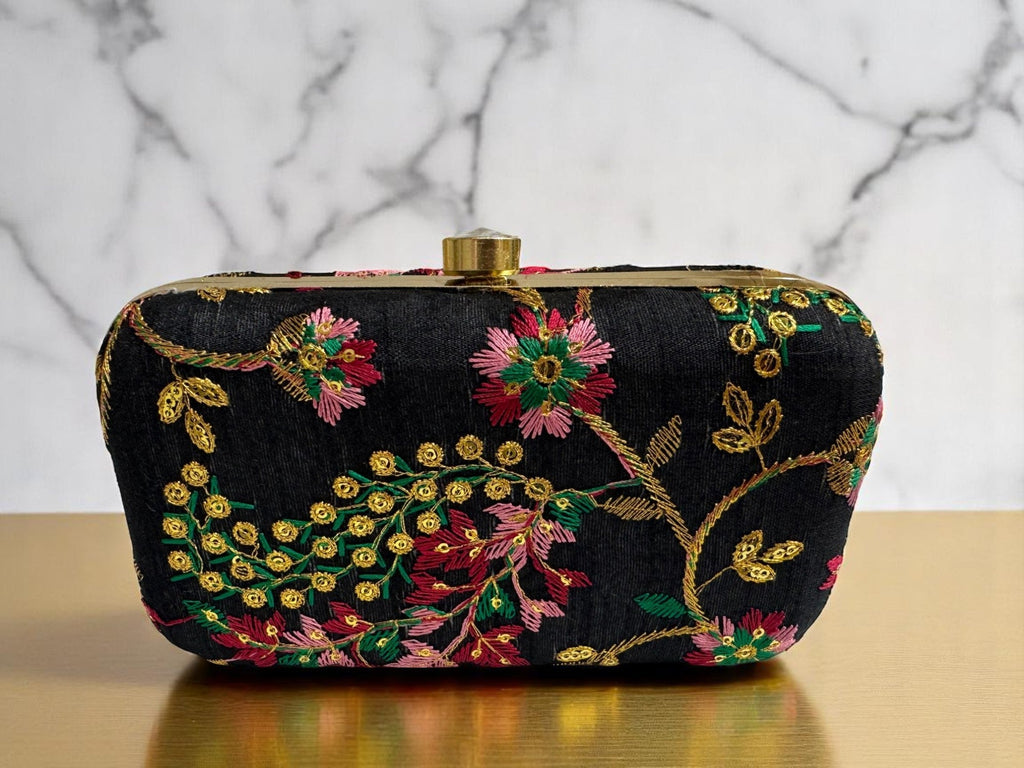 Embroidered Clutch