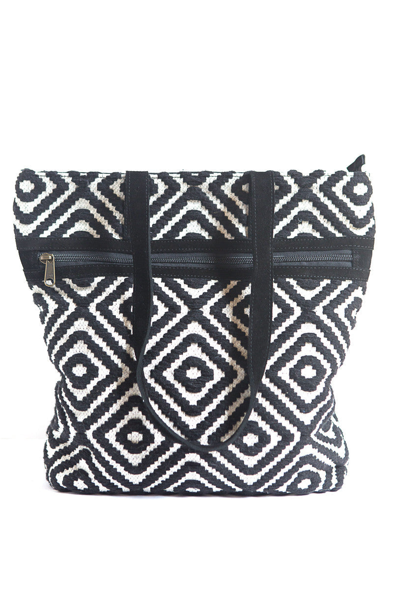 Meander Cotton Purse
