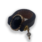 Black Oval Stone Ring