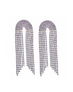 Blair Statement Earrings - Lavender