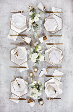 Blanc - White Marble Cocktail Paper Napkins by Harlow & Grey
