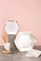 Blanc - White Marble Cocktail Paper Napkins by Harlow & Grey