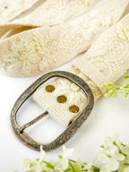 Blanca Flor Embroidered Wide Belt by Ash & Rose