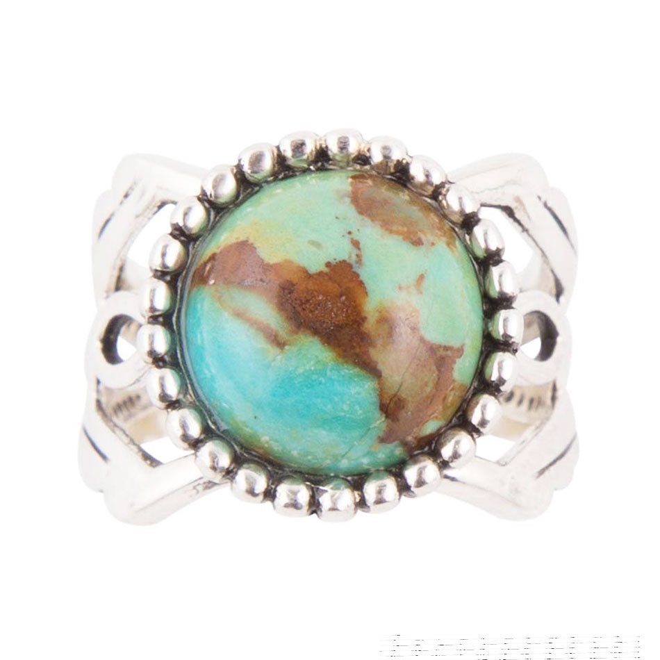 Blessing Blue Turquoise and Sterling Silver Ring