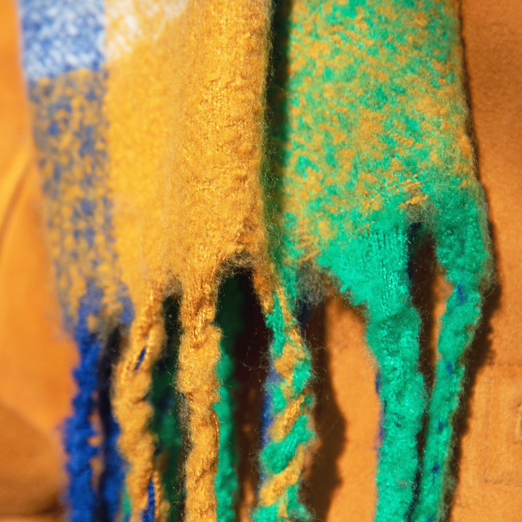 Blocks of Color Chunky Scarf Scarves & Bandanas La Vie Bien Blocks of Color Chunky Scarf