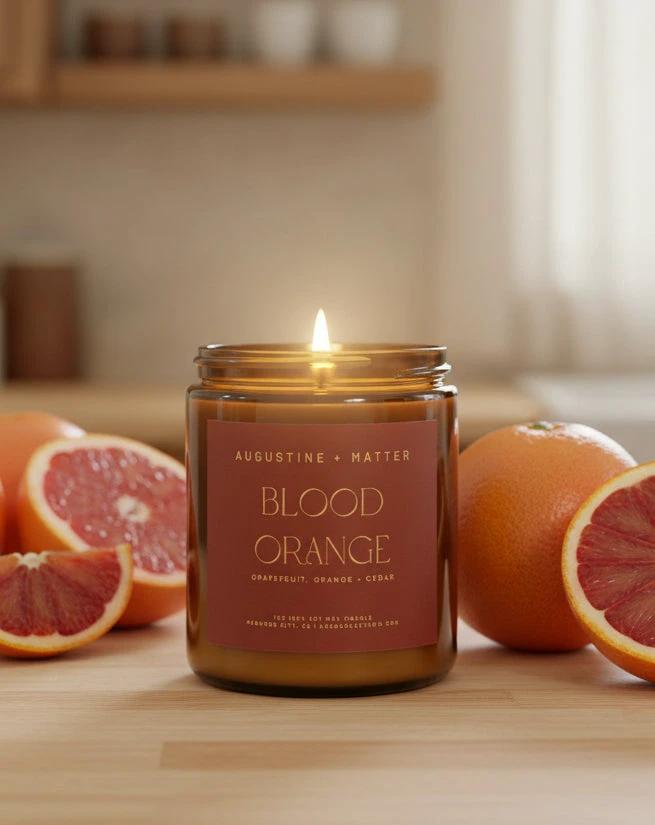 Blood Orange - 7oz Soy Candle by Augustine + Matter Candle Studio LLC