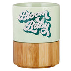 Bloom Baby Petite Ceramic Mug with Bamboo Base by The Bullish Store