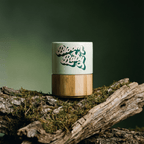 Bloom Baby Petite Ceramic Mug with Bamboo Base by The Bullish Store