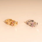 Bloom Trio 3D Huggie Hoop Earrings by Oh Clementine