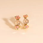 Bloom Trio 3D Huggie Hoop Earrings by Oh Clementine