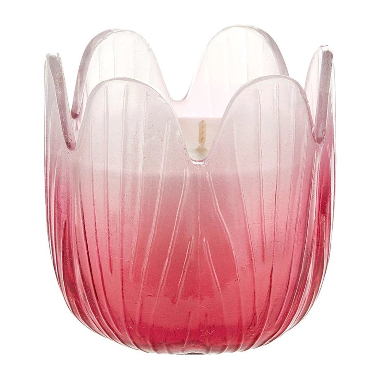 Blossom Candle Collection – Colorful Glass Flower Candles in Multiple Scents & Sizes by The Bullish Store