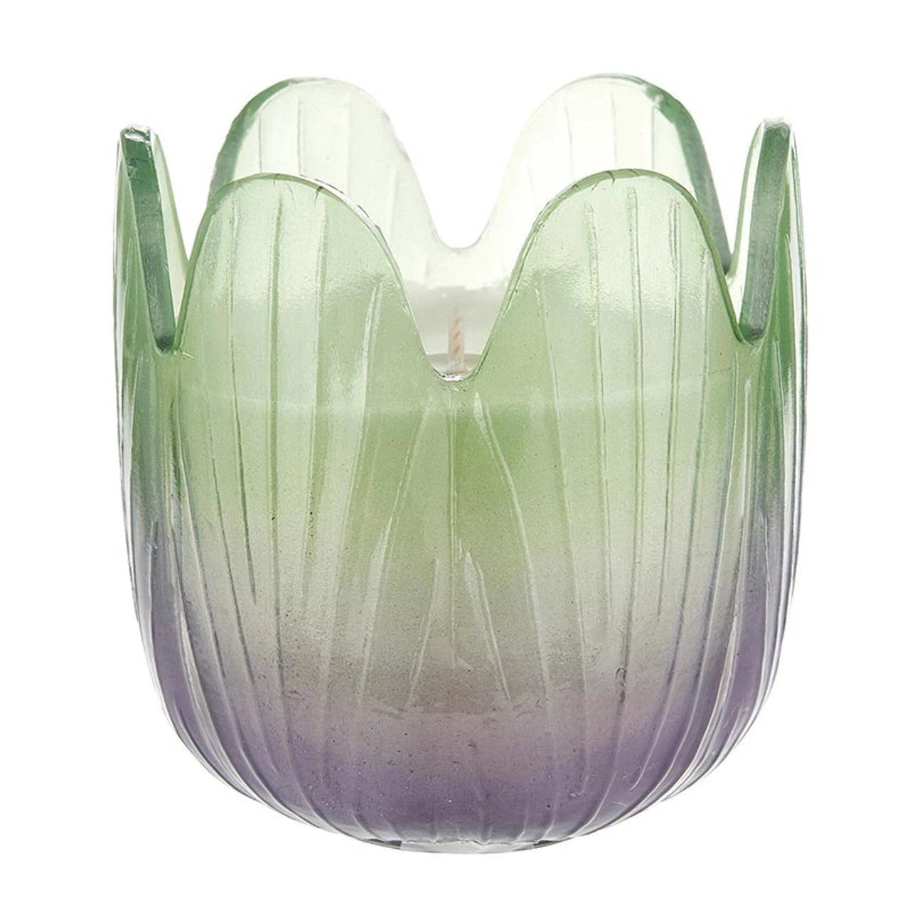 Blossom Candle Collection – Colorful Glass Flower Candles in Multiple Scents & Sizes by The Bullish Store