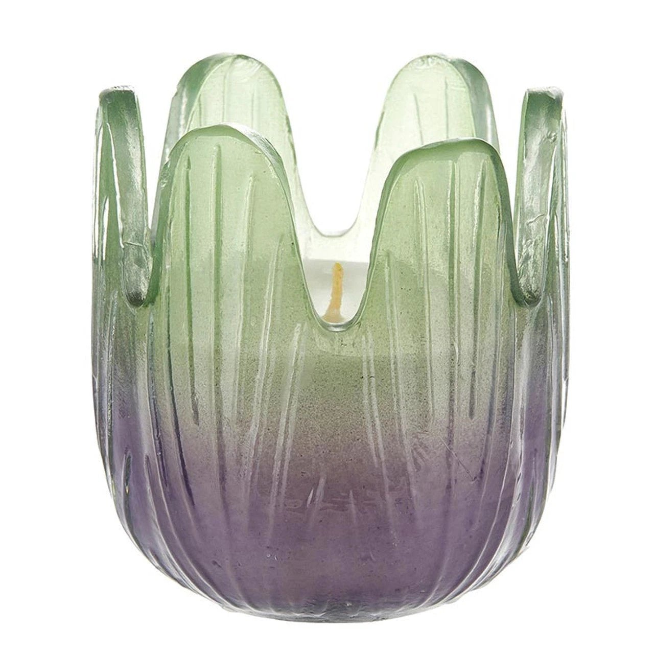 Blossom Candle Collection – Colorful Glass Flower Candles in Multiple Scents & Sizes by The Bullish Store