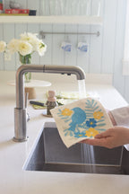 Blue Bird Swedish Dishcloth Swedish Dishcloths La Vie Bien Blue Bird Swedish Dishcloth