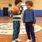 Blue Block Jogger Joggers La Vie Bien Blue Block Jogger