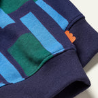 Blue Block Sweatshirt sweatshirt La Vie Bien Blue Block Sweatshirt