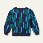 Blue Block Sweatshirt sweatshirt La Vie Bien Blue Block Sweatshirt