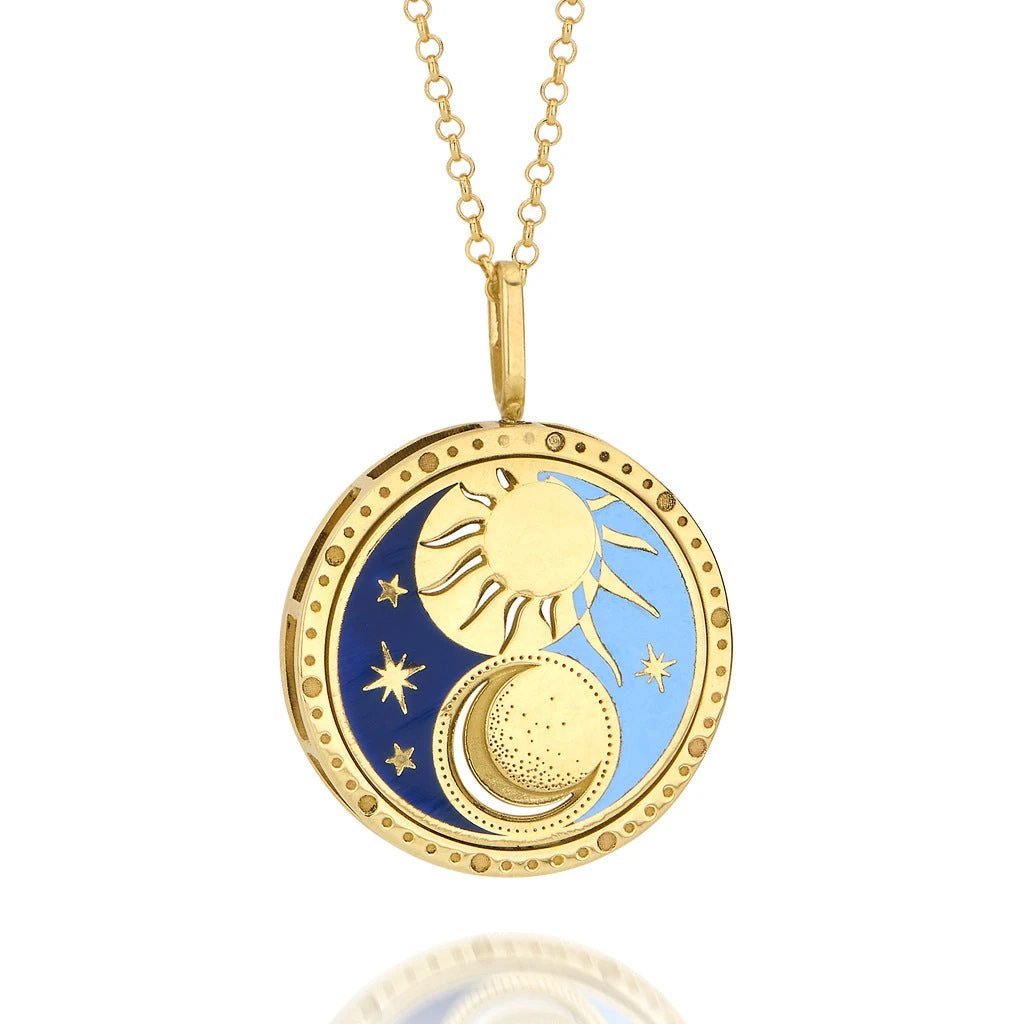 Blue Celestial Necklace by Curated By Suarez
