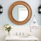 Blue Crab Terrycloth Guest Hand Towel La Vie Bien Blue Crab Terrycloth Guest Hand Towel