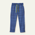 Blue Grid Jogger Joggers La Vie Bien Blue Grid Jogger