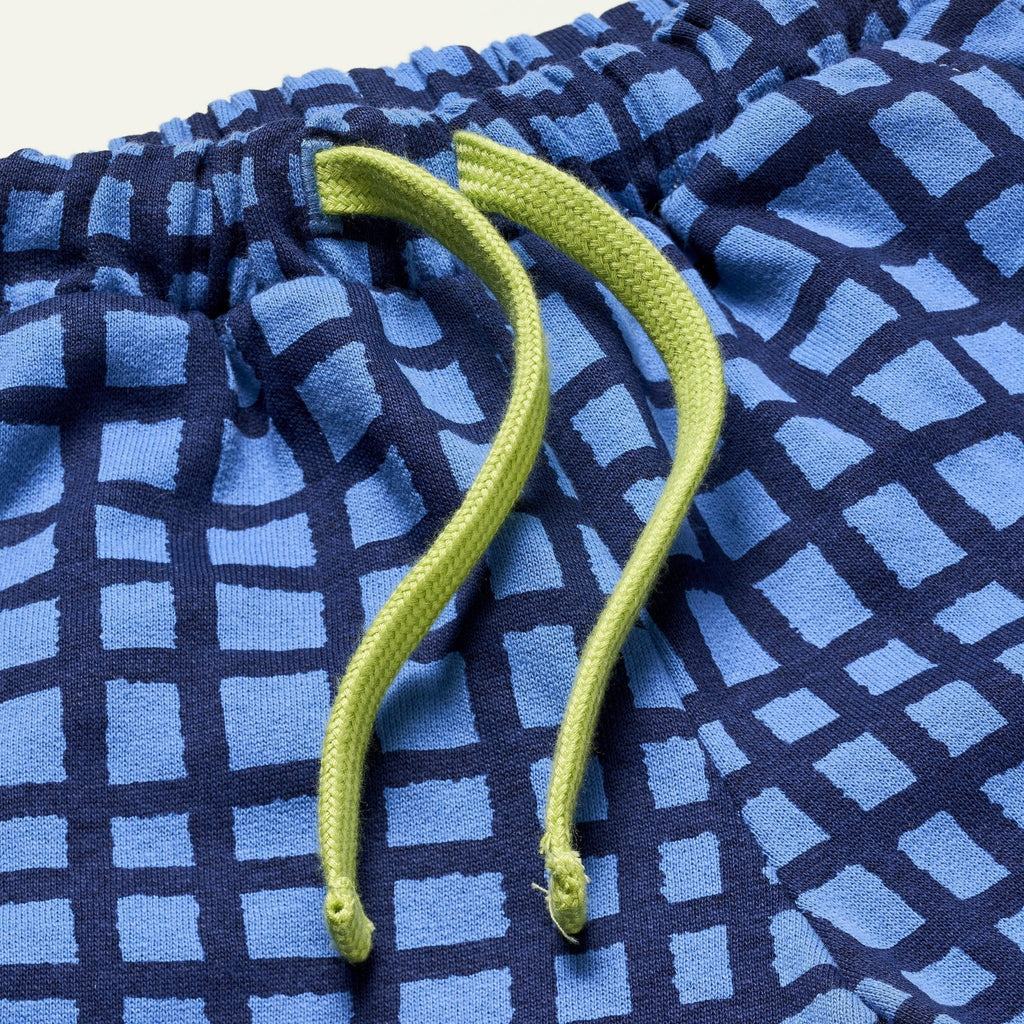 Blue Grid Jogger Joggers La Vie Bien Blue Grid Jogger