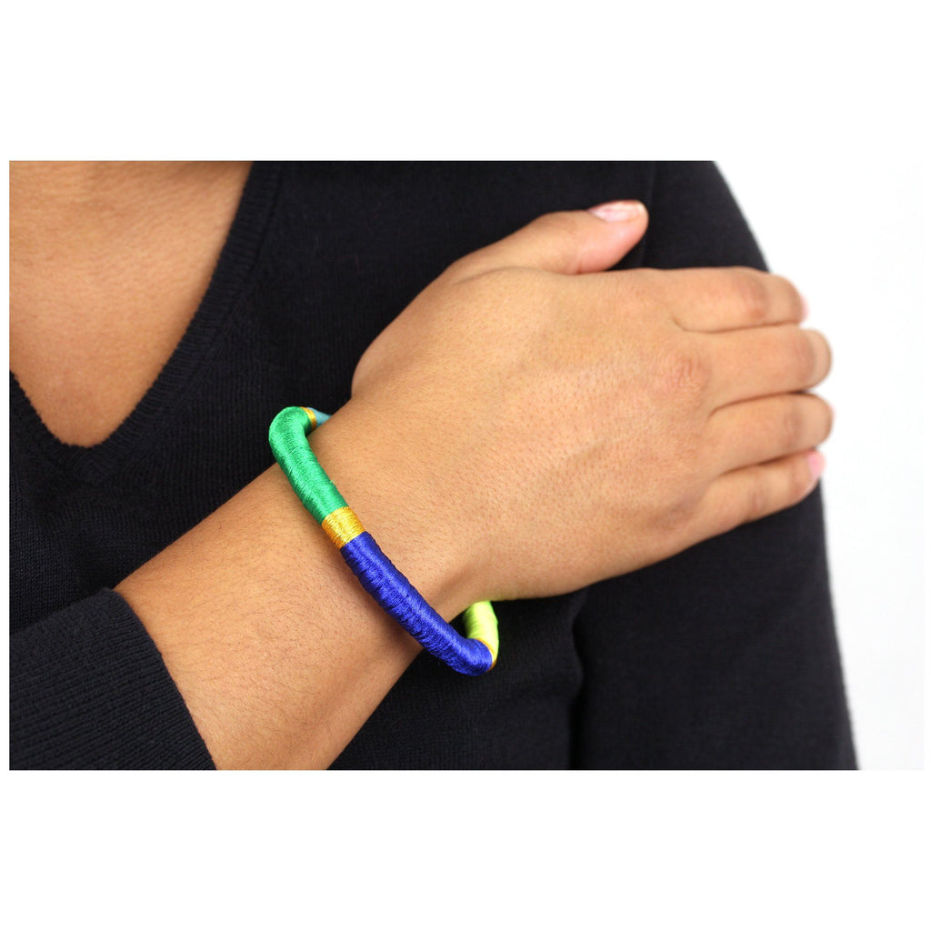 Blue Inzuki Silky Bracelet! Bracelets - Fashion La Vie Bien Blue Inzuki Silky Bracelet!