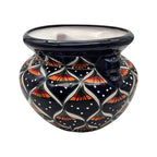 Blue Peacock Talavera Pot | Hand-Painted Mexican Ceramic Talavera Planter La Vie Bien Blue Peacock Talavera Pot | Hand-Painted Mexican Ceramic