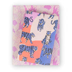Blue Tigers • Double-Sided Everyday Eco Wrapping Paper La Vie Bien Blue Tigers • Double-Sided Everyday Eco Wrapping Paper